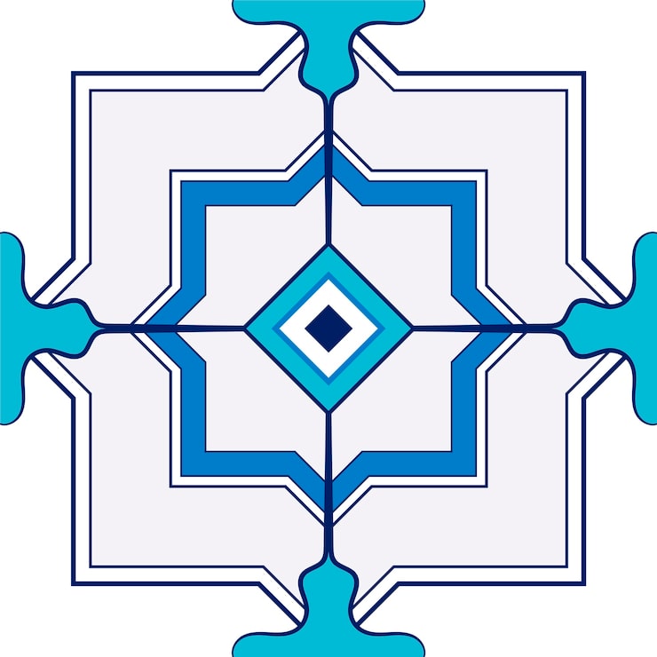 Vector gratuito ilustración de azulejos con textura patrón