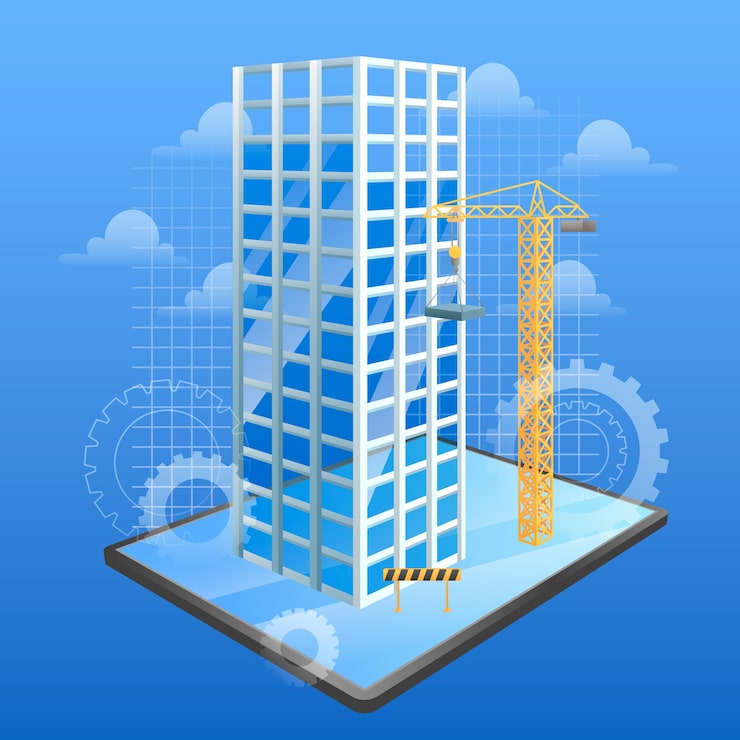 Vector gratuito ilustración bim degradado