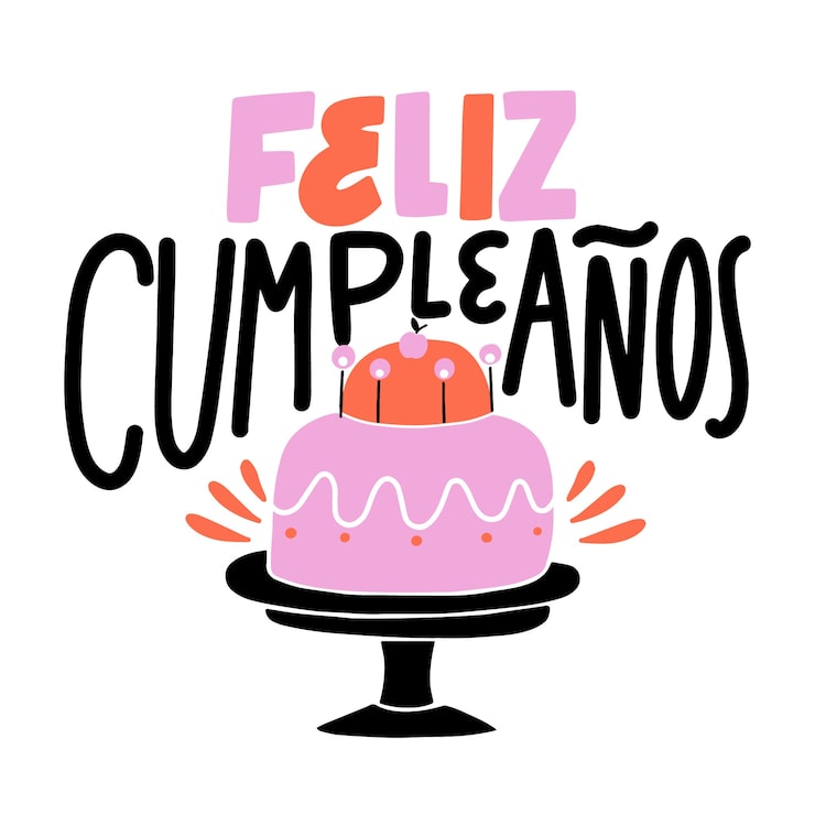 Vector gratuito letras de concepto de feliz cumpleaños