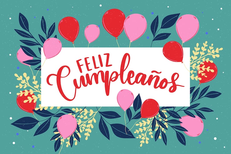 Vector gratuito letras de feliz cumpleaños