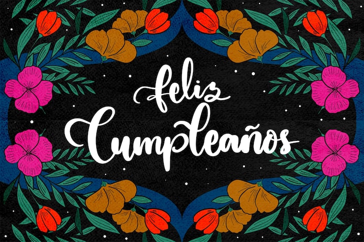 Vector gratuito letras de feliz cumpleaños