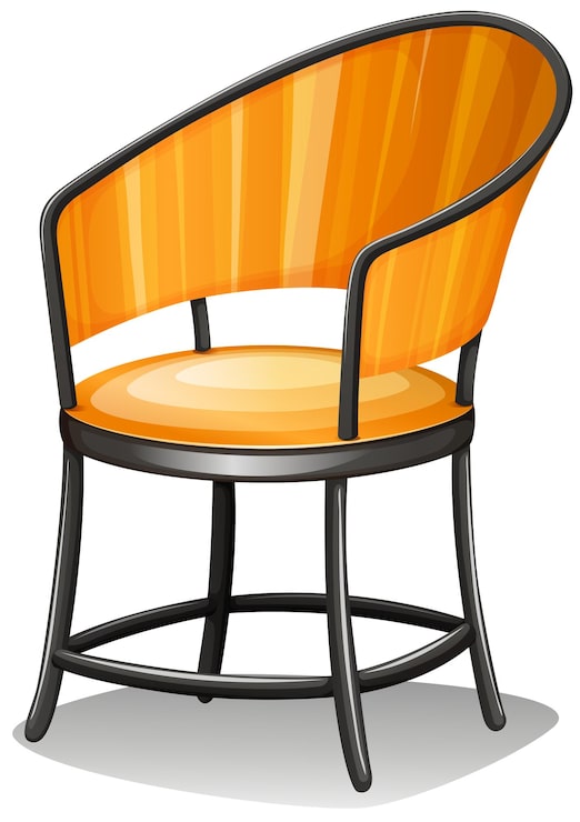 Vector gratuito un mueble de silla