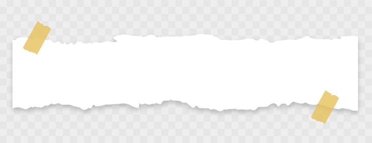 Vector gratuito papel roto con una pancarta de cinta adhesiva