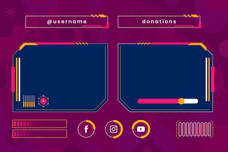 Vector gratuito paquete de paneles de contracción de diseño plano