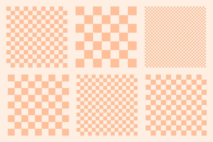 Vector gratuito retro fondos patrones de azulejos de cuadrícula vibraciones psicodélicas