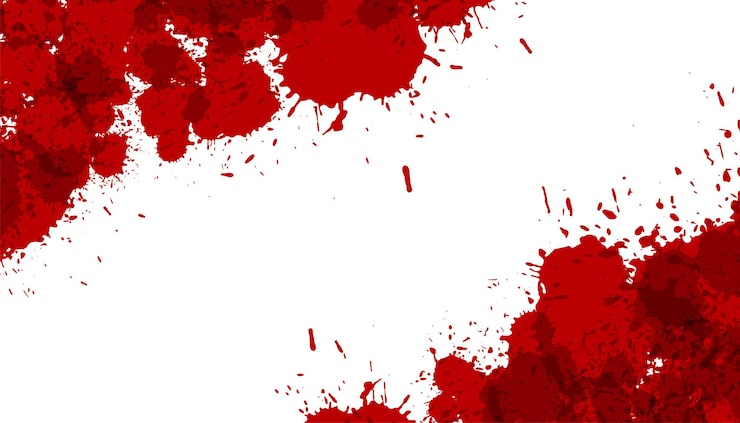 Vector gratuito salpicadura de tinta abstracta o fondo de textura de mancha de sangre