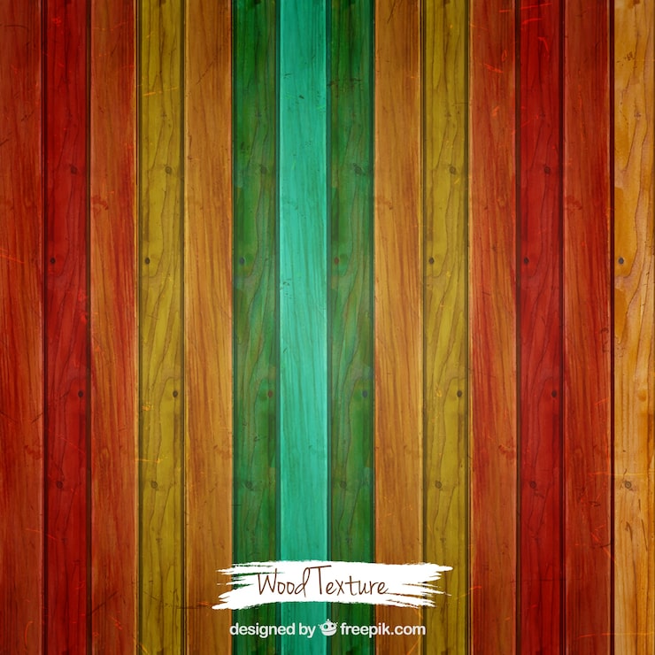 Vector gratuito textura de madera colorida