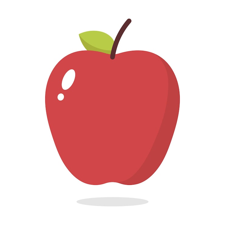 Miễn phí Vector apple màu phẳng