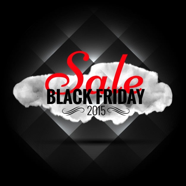 Miễn phí Vector banner giảm giá black friday trên nền tối