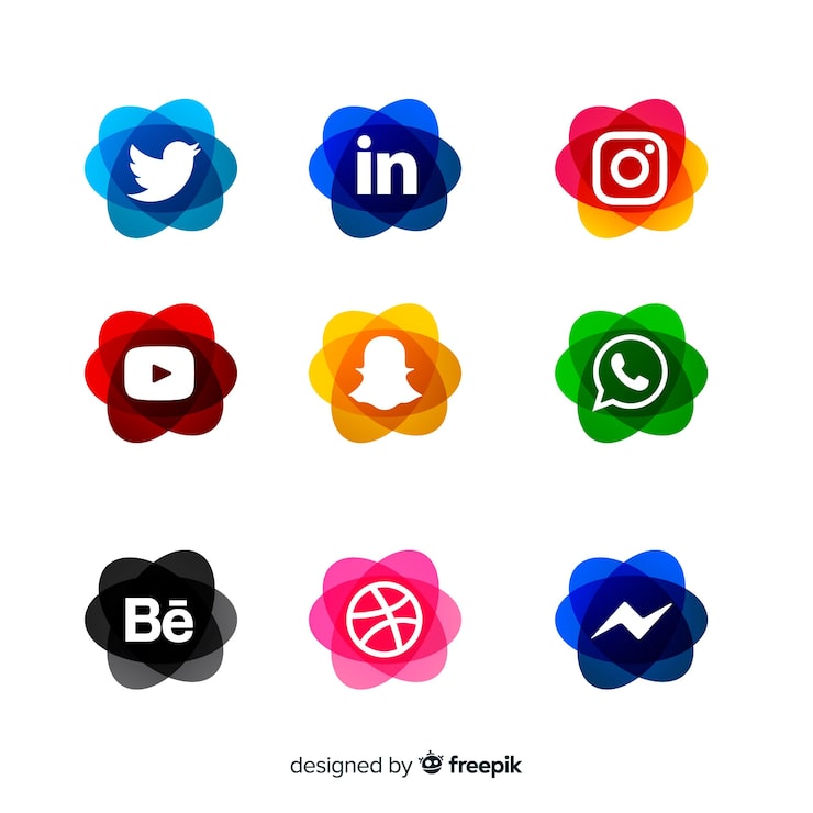 Miễn phí Vector bộ sưu tập logo mạng xã hội