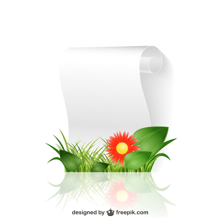 Miễn phí Vector cuộn giấy hoa