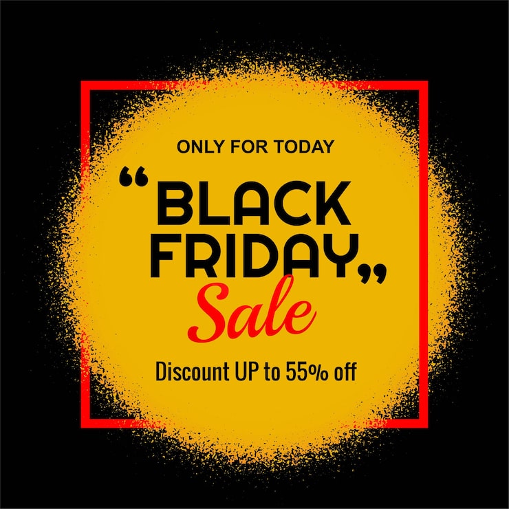 Miễn phí Vector giảm giá black friday thanh lịch với grunge