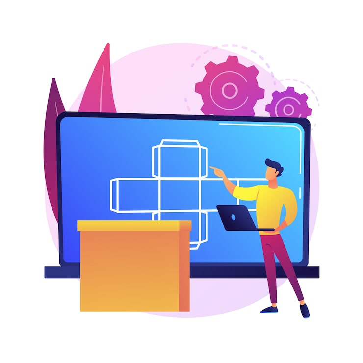 Miễn phí Vector hình minh họa khái niệm trừu tượng về bao bì kỹ thuật số. công nghệ kỹ thuật số, phần mềm 3d, nhãn ar, công cụ tiếp thị, thu hút khách hàng, thực tế tăng cường, tùy chỉnh đơn hàng
