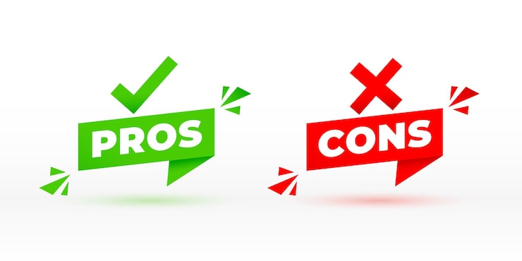 Miễn phí Vector huy hiệu dấu hiệu ưu và nhược điểm với hiệu ứng bóng đổ