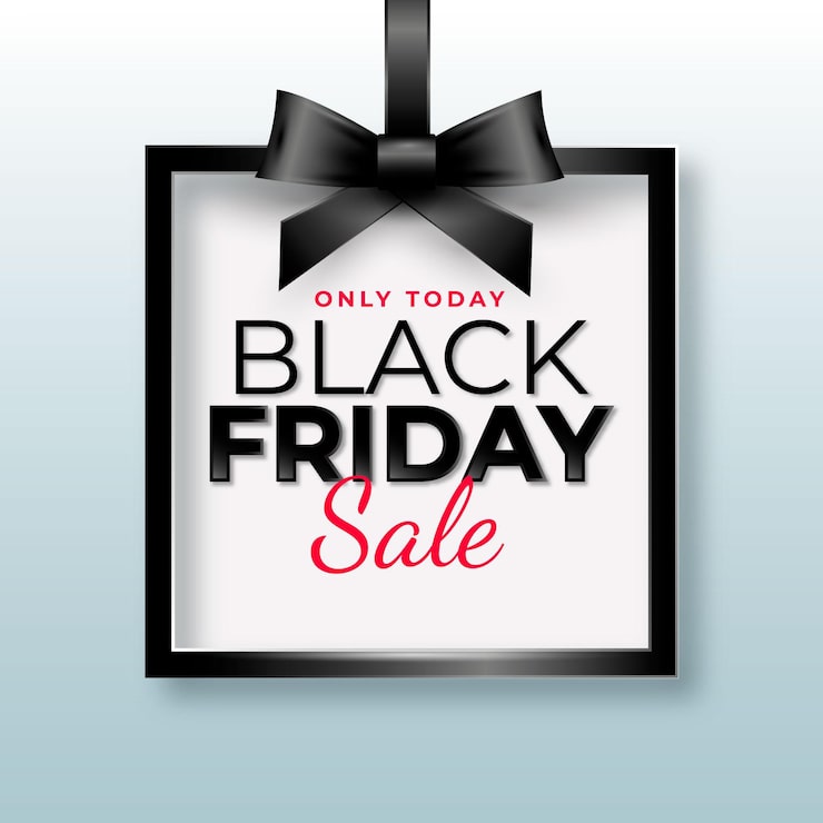 Miễn phí Vector khái niệm black friday chân thực