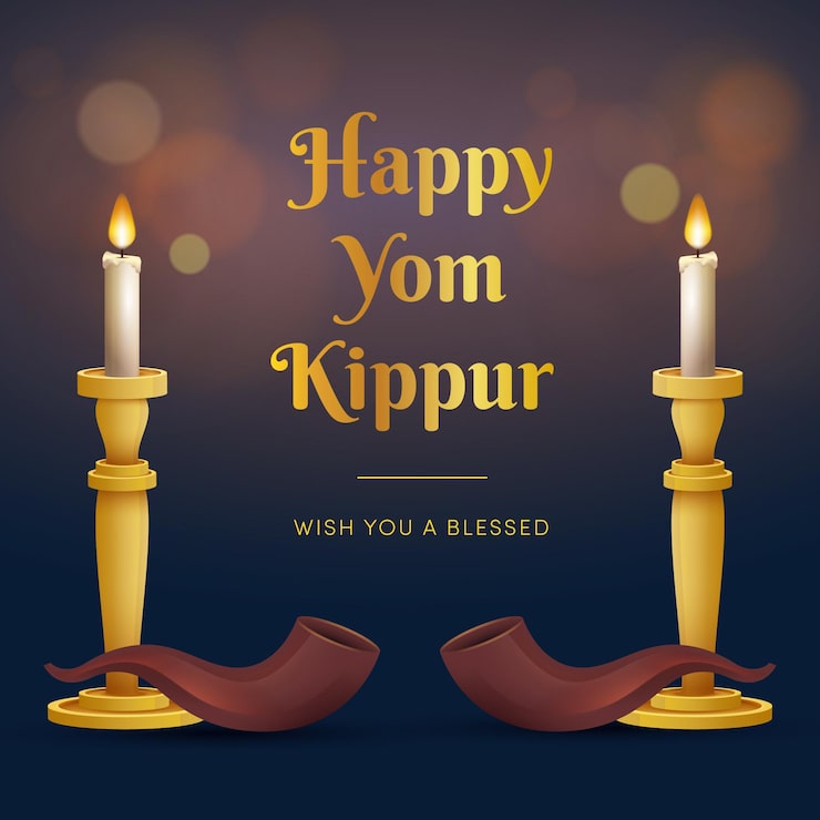 Miễn phí Vector lễ yom kippur chân thực