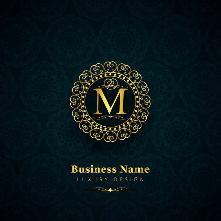 Miễn phí Vector logo chữ m sang trọng