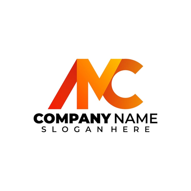 Miễn phí Vector logo hiện đại ba chữ cái amc