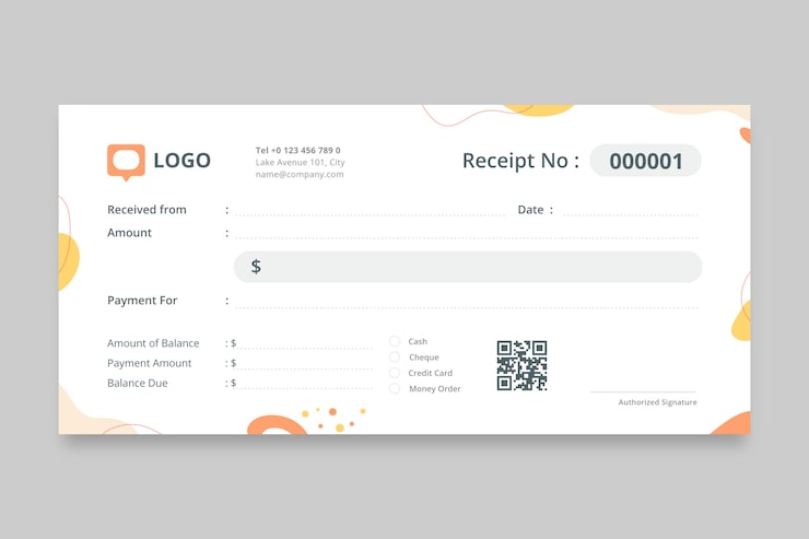 Miễn phí Vector mẫu bản vẽ tay sổ biên lai