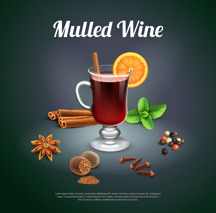 Miễn phí Vector mẫu rượu mulled