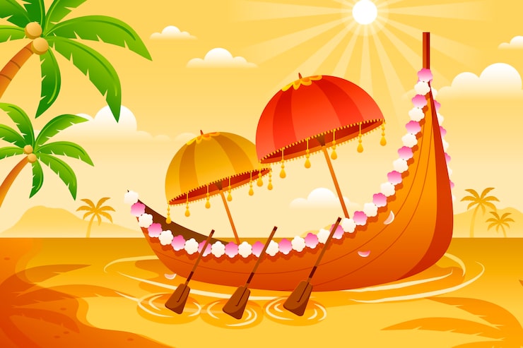 Miễn phí Vector nền gradient cho lễ kỷ niệm lễ hội onam