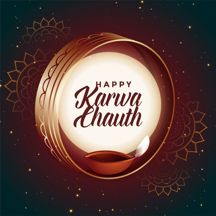 Miễn phí Vector nền ngày lễ karwa chauth hạnh phúc