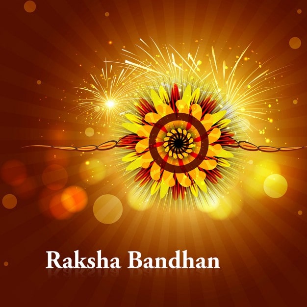 Miễn phí Vector nền sáng raksha bandhan