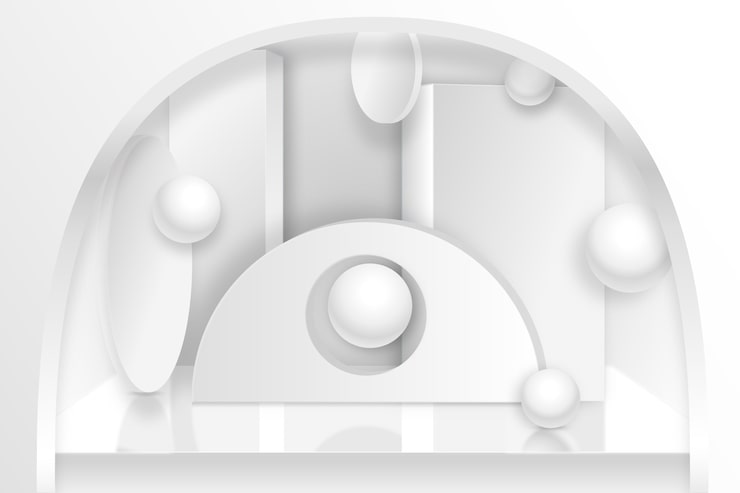 Miễn phí Vector nền trắng trừu tượng gradient