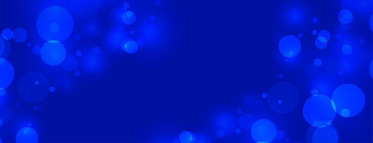 Miễn phí Vector nền xanh đậm với đèn bokeh