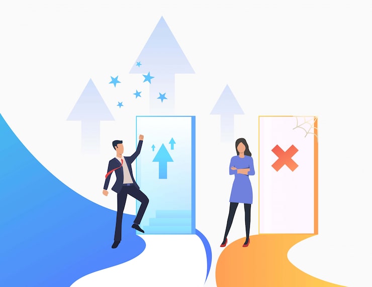 Miễn phí Vector nhân viên thử thách