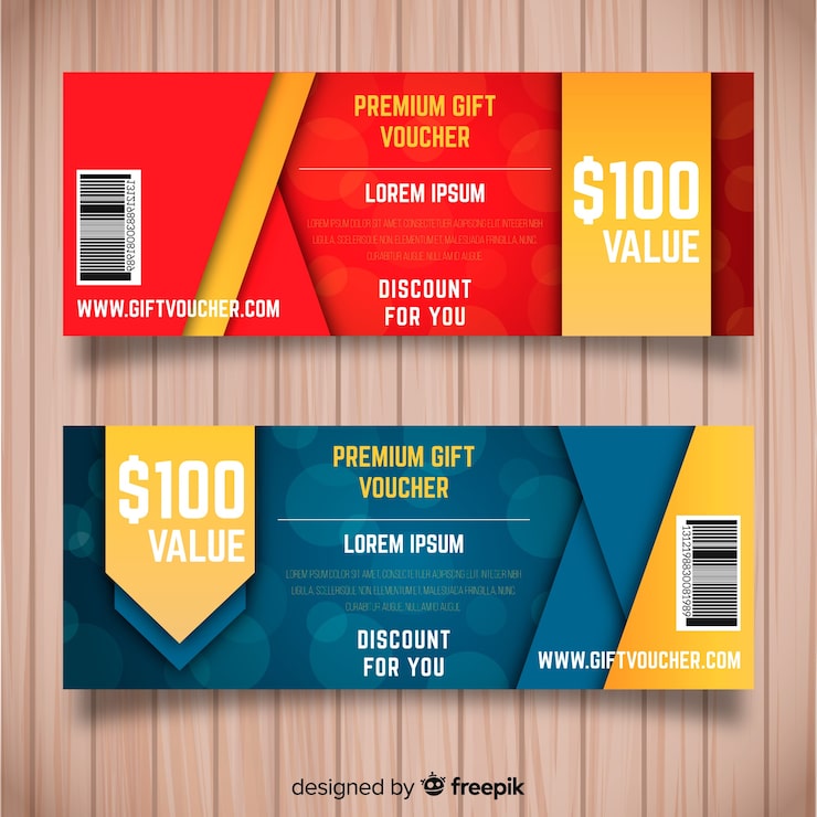 Miễn phí Vector phiếu quà tặng