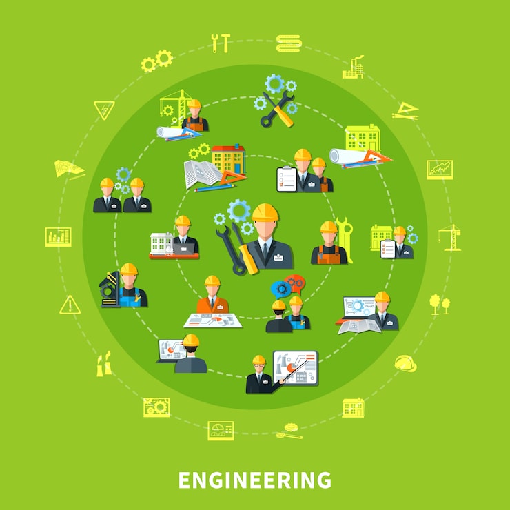 Miễn phí Vector thành phần tròn biểu tượng kỹ thuật