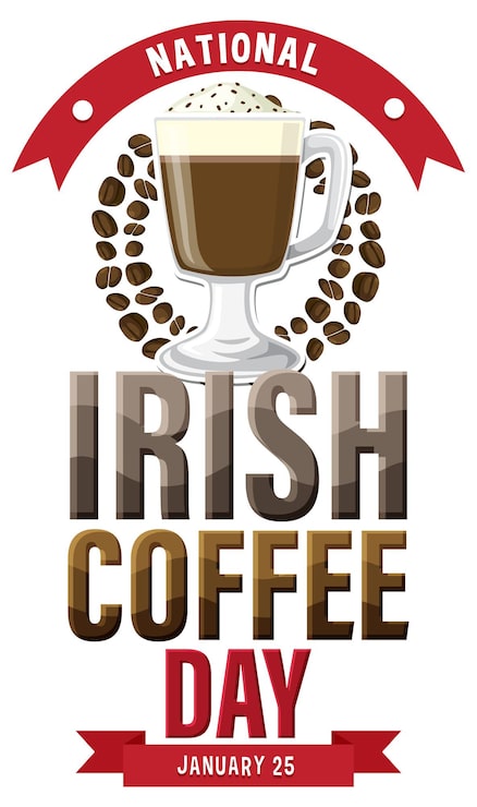 Miễn phí Vector thiết kế banner ngày quốc tế cà phê ireland
