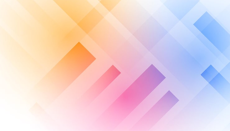 Miễn phí Vector thiết kế giấy dán tường hiện đại với đường hình học trừu tượng và tươi sáng