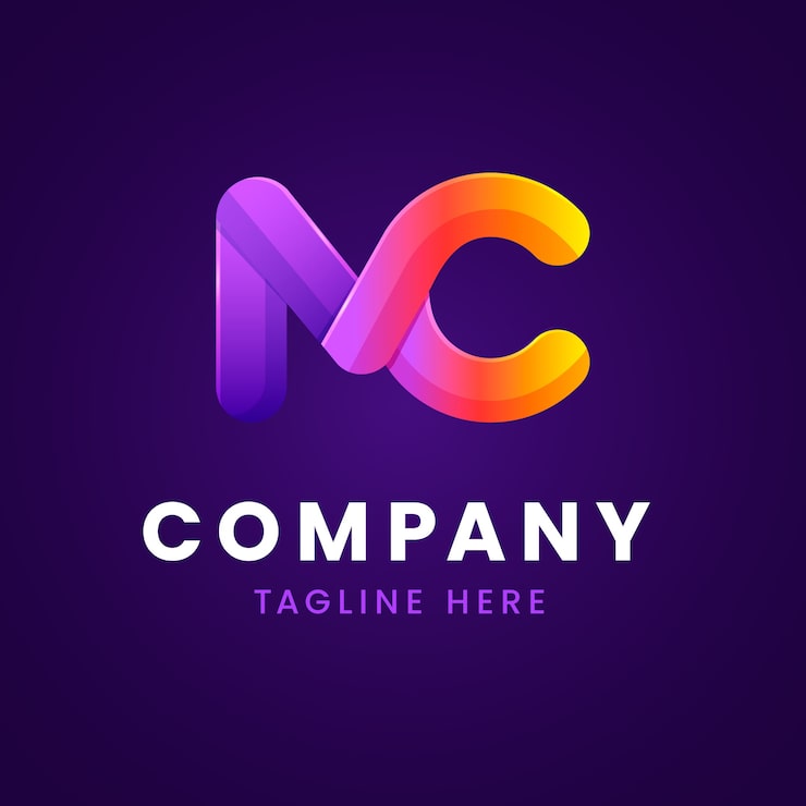 Miễn phí Vector thiết kế logo mc gradient