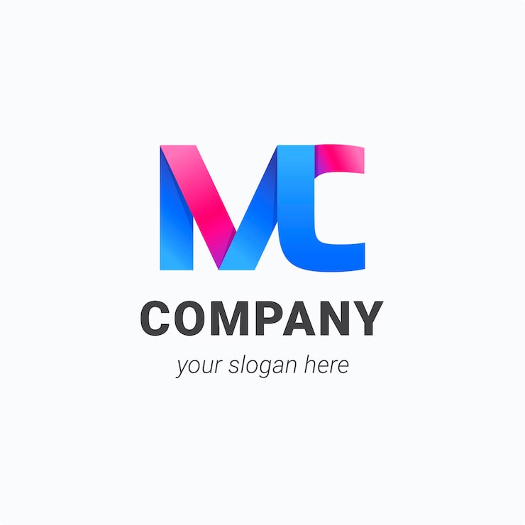Miễn phí Vector thiết kế logo mc gradient