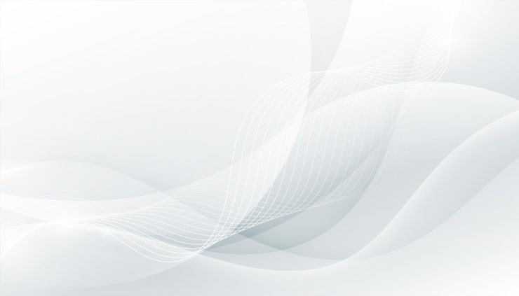 Miễn phí Vector thiết kế nền trắng đường cong trừu tượng và mượt mà