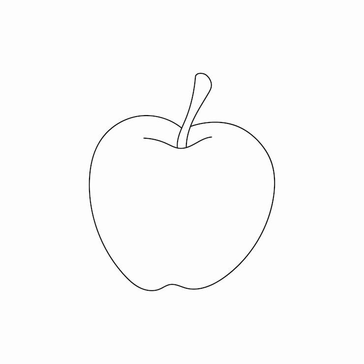 Miễn phí Vector trang tô màu apple cherry
