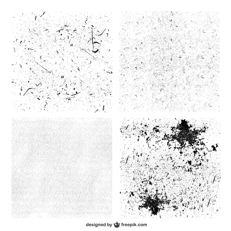 Vector conjunto de texturas grunge