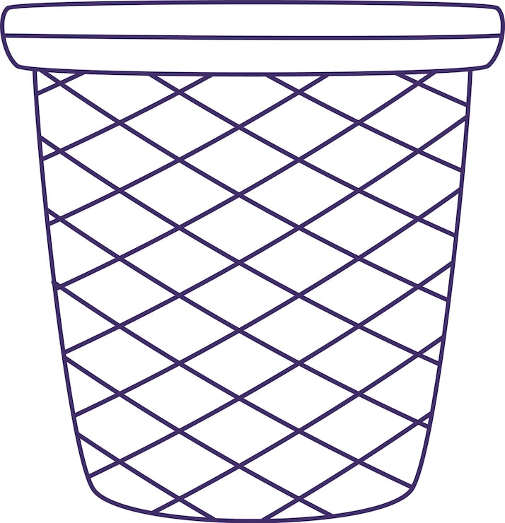 Vector copas de lápices para los suministros escolares