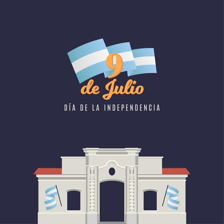 Dia de la independencia argentina casita de Tucuman 9 de Julio