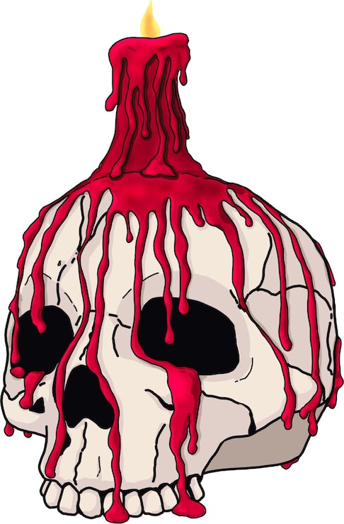 Vector esqueleto del cráneo humano