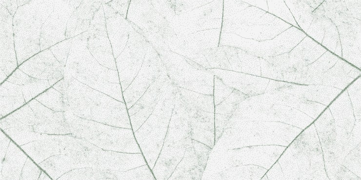 Vector fondo con siluetas de rayos x de hojas superpuestas con polvo moteado de grano sutil y ligero grunge