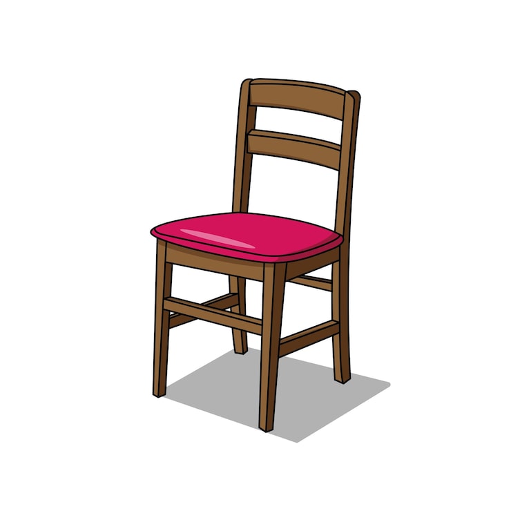Vector ilustración 2 de la silla