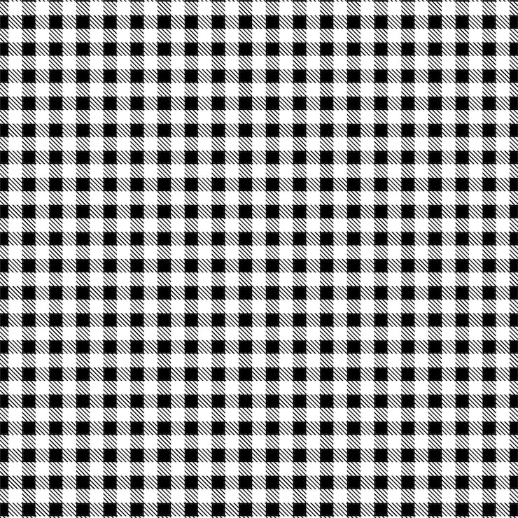Vector patrón de cuadros en blanco y negro sobre un fondo blanco.