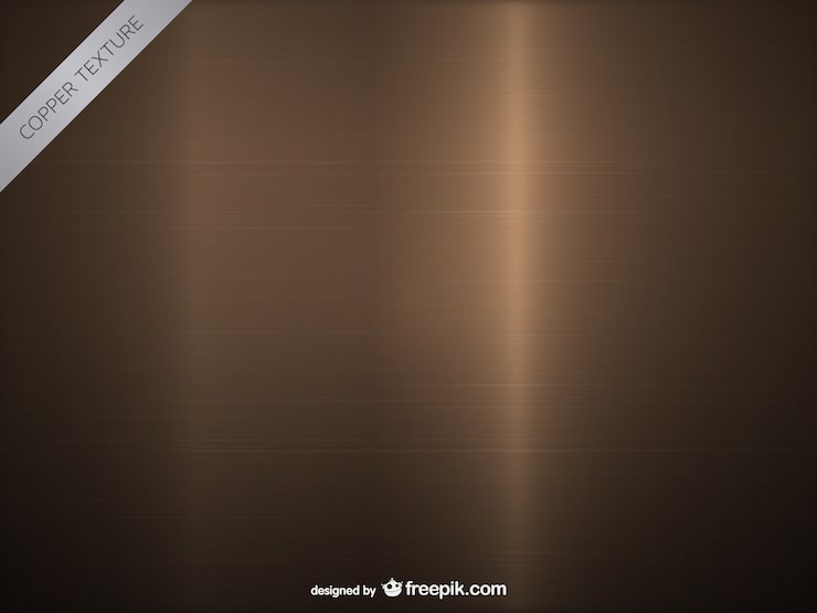 Vector textura de cobre oscuro