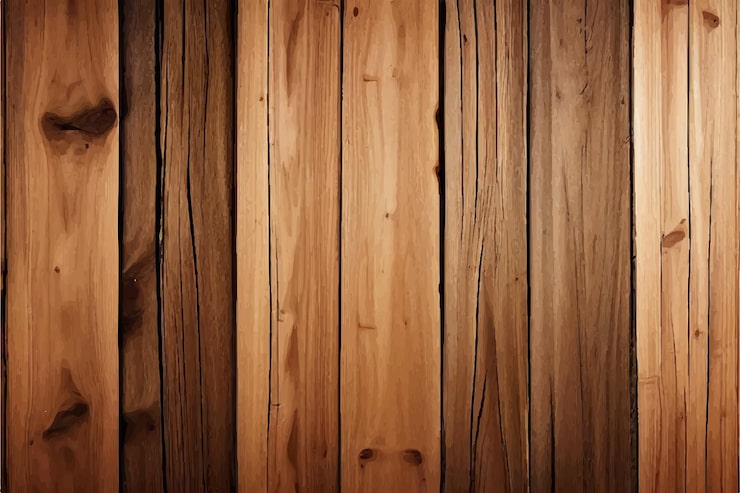 Vector textura de la madera vista de cerca de las tablas de madera tablas de madera fondo de textura de la madera