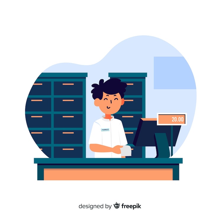 Vector Gratis apoteker