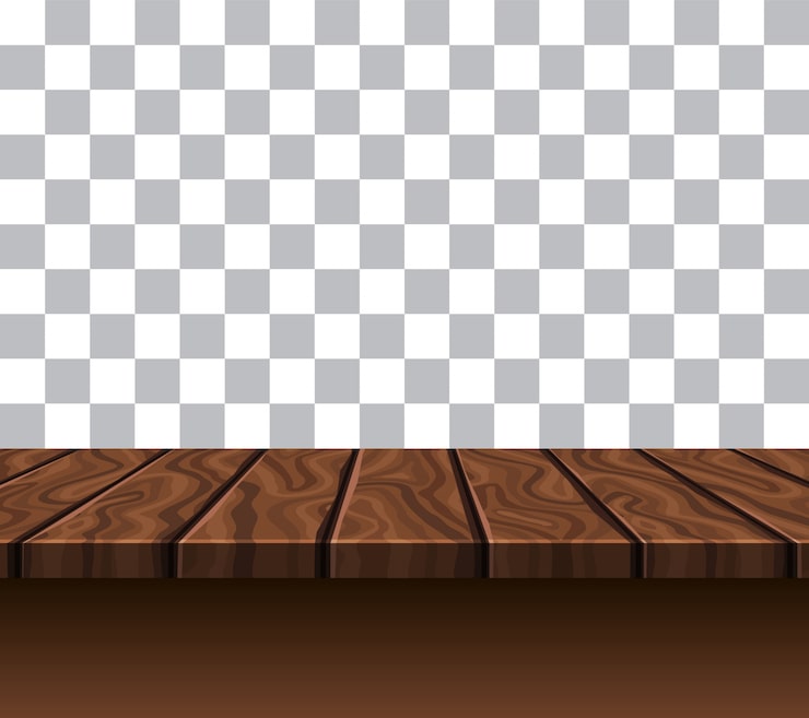 Vector Gratis atas meja kayu kosong