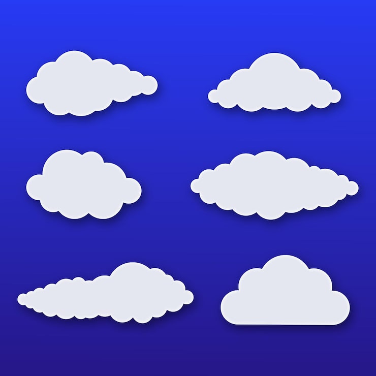 Vector Gratis awan 2